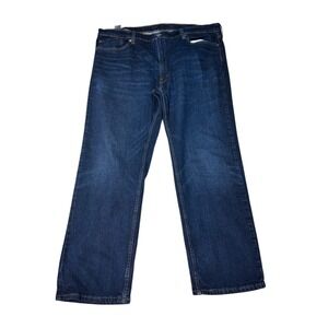 Levi‎ Strauss & Co. 559 Relaxed Straight Leg Jeans Mens W42 L30 Dark Wash
